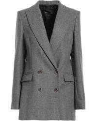 Hebe Studio - Blazer Wool, Polyester, Viscose, Polyamide, Elastane - Lyst