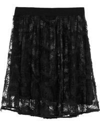 Pinko Falda corta - Negro