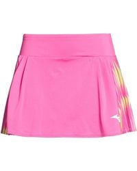 Mizuno - Fuchsia Mini Skirt Polyester, Elastane - Lyst