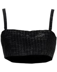 MSGM - Top Wool, Viscose, Polyester - Lyst