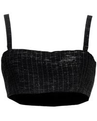 MSGM - Top Wool, Viscose, Polyester - Lyst