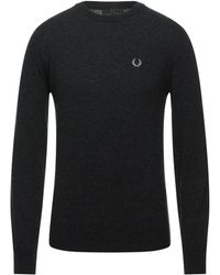 mens black fred perry jumper