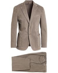 Santaniello - Taupe Suit Cotton, Elastane - Lyst