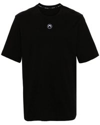 Marine Serre - T-shirt en coton à logo Crescent Moon - Lyst