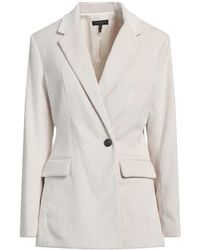 Rag & Bone - Cream Blazer Polyester, Polyamide, Elastane - Lyst