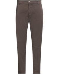 Jeckerson - Chocolate Pants Cotton, Elastane - Lyst