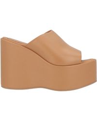 Paloma Barceló - Camel Sandals Leather - Lyst