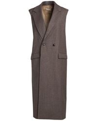 Drumohr - Overcoat & Trench Coat Virgin Wool, Cashmere, Elastane - Lyst