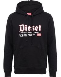 DIESEL - Sweatshirt Cotton, Polyester - Lyst
