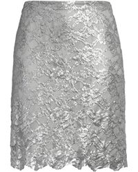 Aspesi - Mini Skirt Viscose, Polyamide, Polyurethane - Lyst