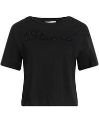 Blumarine - T-Shirt Cotton, Elastane - Lyst