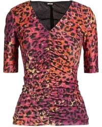 Just Cavalli - Top Polyester, Metallic Polyester, Polyamide, Elastane - Lyst