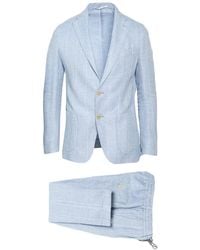 Eleventy - Suit Linen, Wool, Silk - Lyst