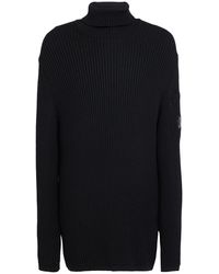 C.P. Company - Turtleneck Virgin Wool, Polyester - Lyst