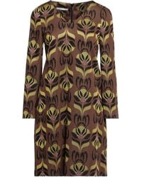 Biancoghiaccio - Mini Dress Viscose, Polyester, Polyamide, Metallic Fiber, Elastane - Lyst