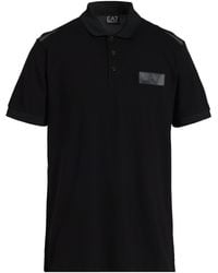 EA7 - Polo Shirt Cotton, Polyester, Elastane - Lyst