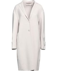 Agnona - Light Overcoat & Trench Coat Wool, Elastane, Polyamide, Viscose, Lyocell - Lyst