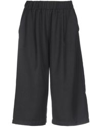 Anonyme Designers Cropped Trousers - Black