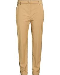 Manila Grace - Camel Pants Polyester, Viscose, Wool, Elastane - Lyst
