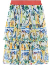 Dolce & Gabbana Gonna ginocchio - Grigio