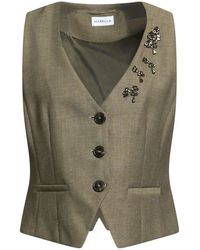 Marella - Tailored Vest Virgin Wool, Polyester, Viscose - Lyst