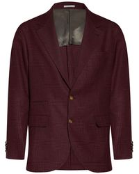 Brunello Cucinelli - Blazer Wool, Cashmere, Silk, Cupro - Lyst