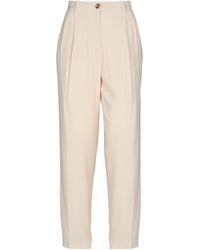 Slacks and Chinos Wide-leg and palazzo trousers Erika Cavallini Semi Couture Trouser in White Womens Clothing Trousers 