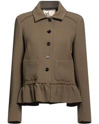 High - Military Jacket Polyester, Virgin Wool, Elastane - Lyst