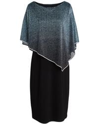 FRANK LYMAN - Midi Dress Polyester, Metallic Fiber - Lyst