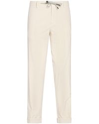 Mason's - Ivory Pants Cotton, Elastane - Lyst