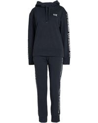 EA7 - Tracksuit Cotton, Elastane - Lyst
