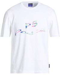 Paul Smith - T-Shirt Organic Cotton - Lyst