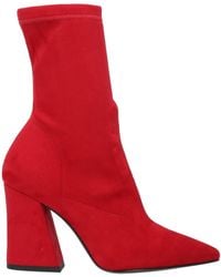Pollini - Ankle Boots Textile Fibers - Lyst