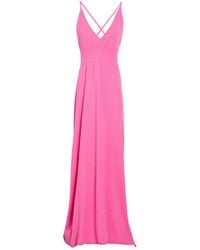 Suoli - Fuchsia Maxi Dress Cotton - Lyst