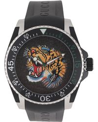 gucci dive watch tiger