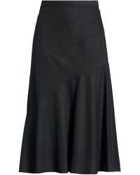 Theory - Midi Skirt Virgin Wool - Lyst