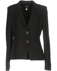 Class Roberto Cavalli Suit Jacket - Black