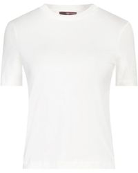 High - Ivory T-Shirt Cotton - Lyst