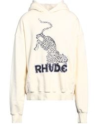 Rhude - Cream Sweatshirt Cotton - Lyst