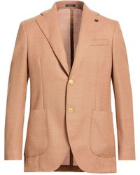 BRERAS Milano - Camel Blazer Wool - Lyst