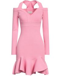 McQueen - Mini Dress Viscose, Polyester, Polyamide, Elastane - Lyst