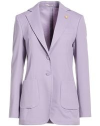 Lardini - Blazer Polyester, Wool, Elastane - Lyst
