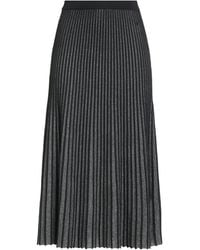 KARL LAGERFELD - Midi Skirt Viscose, Nylon, Metallic Fiber, Elastane - Lyst