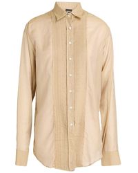 Aspesi - Sand Shirt Cotton, Silk - Lyst