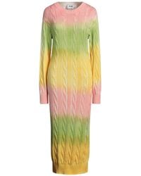 MSGM - Midi Dress Cotton - Lyst