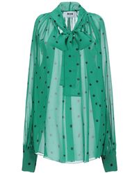 MSGM Blusa - Verde