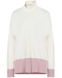 N.O.W. ANDREA ROSATI CASHMERE - Turtleneck Wool, Viscose, Cashmere, Nylon - Lyst