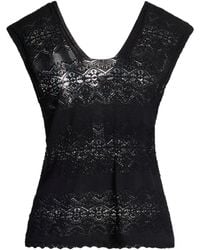 Twinset - Top Viscose, Polyamide - Lyst
