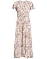 Isabel Marant - Midi Dress Silk, Elastane - Lyst