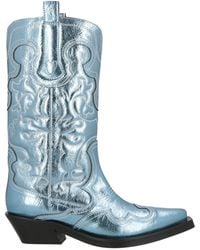 Ganni - Ankle Boots Synthetic Material - Lyst